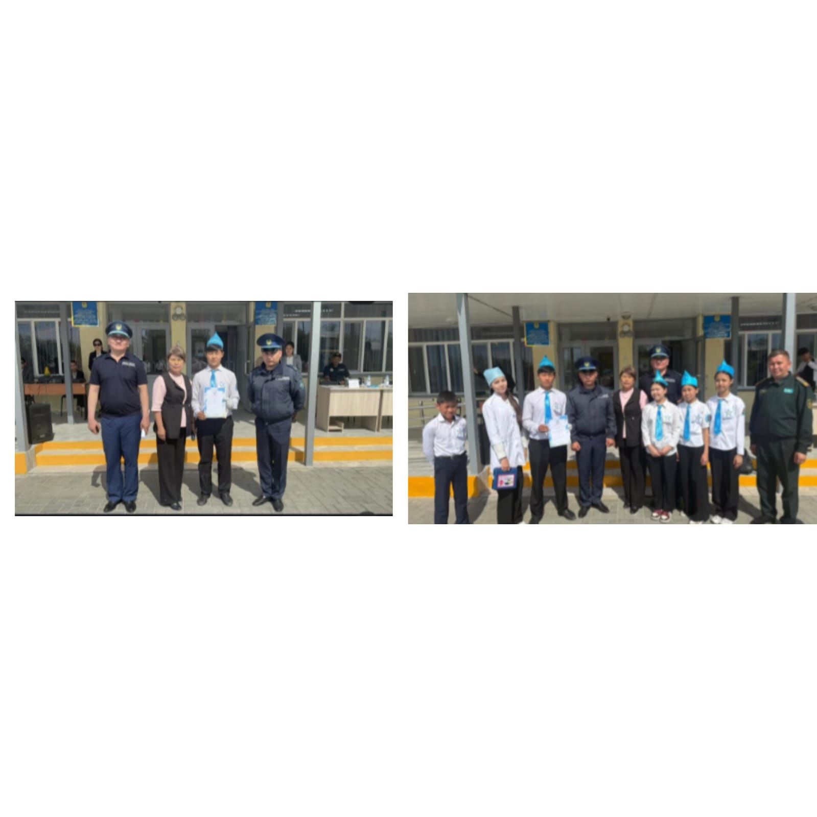 "Жас жол инспекторының" аудандық слетінің оқушылар жарысында I - орын иеленгені үшін "Алаш елі" командасы марапатталады.